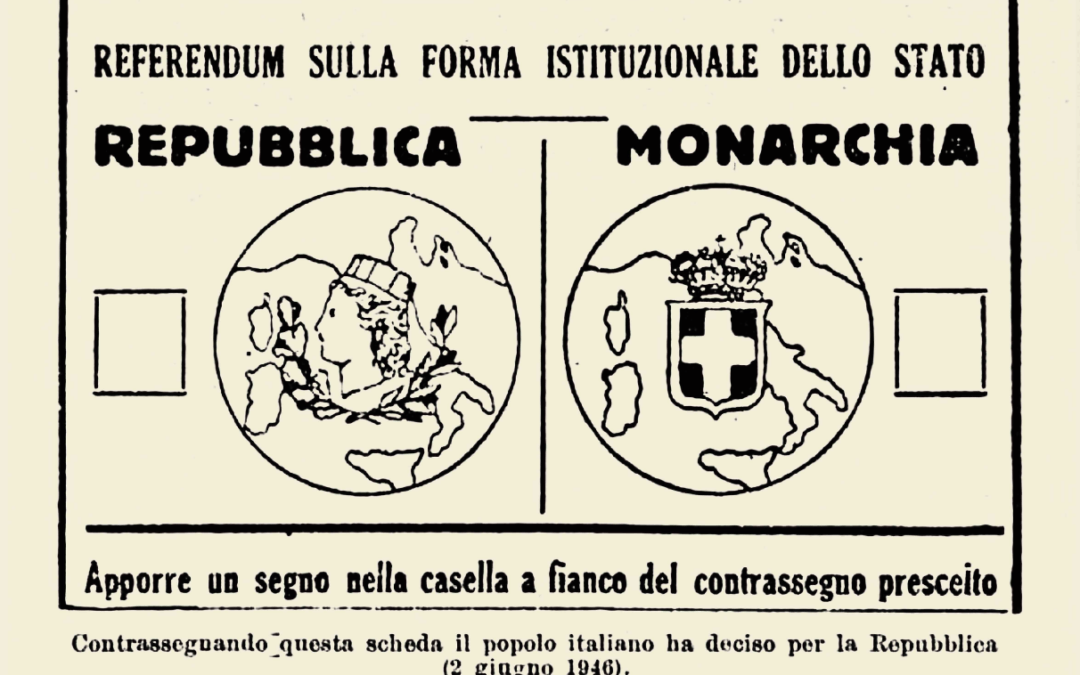 2 giugno 1946 – Appunti sulla nascita della Repubblica Italiana