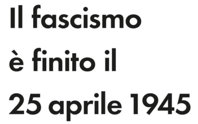 Il fascismo è finito il 25 aprile 1945