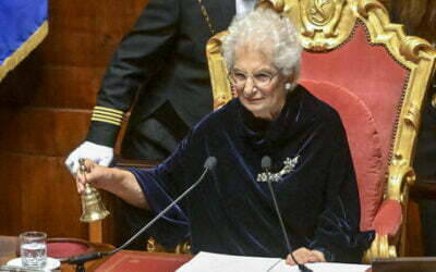 Liliana Segre in Senato