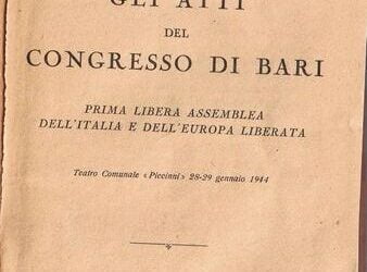 Gennaio 1944: la centralità dei CLN tra Bari e Milano
